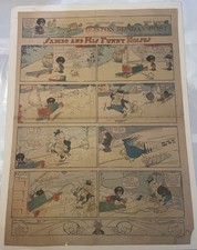 Sunday Sept. 19 1909 Boston Sunday Post Sambo Cartoon Mentioning Lusitania Trip picture