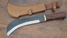 16” Machete Carbon Steel Bushwhacker Hook Blade High Carbon Steel 10mm Thick picture
