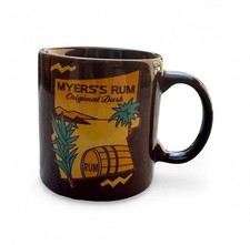 Myers’s Rum Original Dark Vintage Brown Ceramic Advertising Coffee Mug Taiwan picture