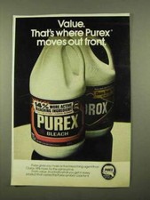 1975 Purex Bleach Ad - Moves Out Front picture