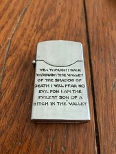 Vintage Vietnam Zenith Engraved Lighter 67 68 picture