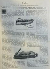 1898 Native American Cradles illustrated picture