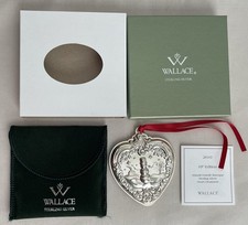 2010 Wallace Sterling GRANDE BAROQUE HEART Tree Ornament 19th Edition picture