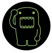 Domo-Kun Green Outline Button DB4286 picture