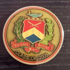 2005 National War College Challenge Coin National Defense University picture