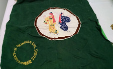 RARE Vintage OKINAWAN Girl Scouts PILLOW COVER 17