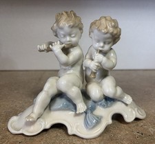 Hutschenreuther by Karl Tutter Putti Musicians Porcelain Figurine Good Cond. picture