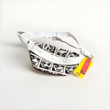 Levi's x Mickey Mouse x Keith Haring Rare White Black Fanny Pack Bum Bag picture