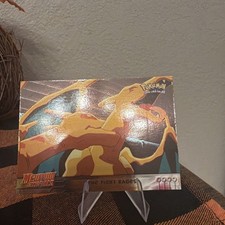 Vintage Topps Pokemon The First Movie The Fight Rages Charizard Card picture