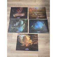 Magic The Gathering Modern Horizons 2 Fetch Land Poster Set 5 MTG Art Prints picture