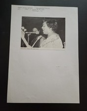 Queen Sylvia Embry Signed Photo Autograph Chicago Blues Bassist Vintage R&B  picture