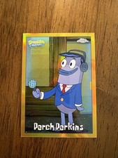 2025 Topps Chrome Spongebob Perch Perkins Gold Refractor /50 #186 picture