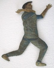 VINTAGE OLD PLAYER WALL HANGING DECORATION . picture