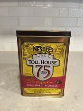 Nestle Toll House 75th Anniversary Limited Edition Metal Canister Cookie Tin picture