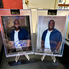 Wild Card 2024 Matte Metal America 250 Donovan Carter Autograph 2-Card Lot picture