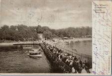 Vintage Postcard 1906 The Wharf at Tolchester Beach, Kent County, Maryland (MD) picture