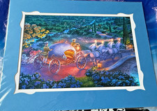 2026 Disney Parks Cinderella John Nadeau SIGNED 14x18” The Carriage picture
