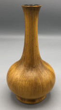 Royal Haeger Pottery Long Necked Vase Brown 7