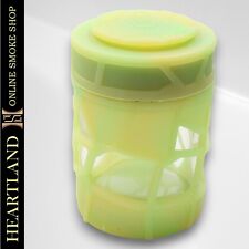 Alien Ape LARGE GREEN Glass Silicone Herb Stash Jar Smell Scent Proof Storage picture