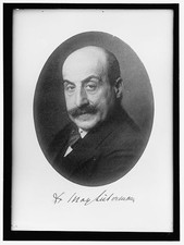 Photo:Max Liebermann Germany 1910s Portrait Photograph Print picture