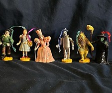 Franklin Mint Wizard of Oz Christmas Ornaments Full Set of 6 Vintage 1988 picture