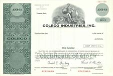 Coleco Industries, Inc. - Specimen Stock Certificate - Specimen Stocks & Bonds picture