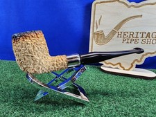 RARE Unsmoked BBB Meerschaum Tobacco Pipe Deep Rusticated Vintage, Unsmoked NOS picture