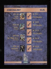 1993 DYNAMIC ENTERTAINMENT CREATOR'S UNIVERSE CHECKLIST INSERT #CL5 picture