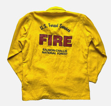 VTG Workrite US Forest Service Fire Flame Resistant Aramid Shirt Jacket L Salmon picture