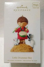 Hallmark Keepsake Little Drummer Boy Ornament 2010 Magic Sound Christmas QXG336 picture