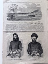 Rare Civil War Newspaper March 1862, President Ulysses Grant, President Garfield picture