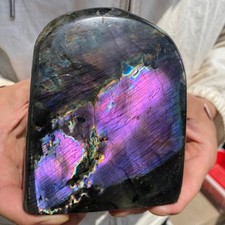 1200g Natural Rare  Labradorite Quartz Crystal Mineral Specimen Healing picture