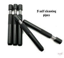 5X Self Cleaning One Hitter Metal Bat Tobacco Smoking Dugout Pipe SAME DAY SHIP picture