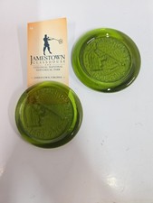Jamestown Glasshouse Colonial National Historical Park Handblown Glass Seals Lot picture
