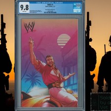 WWE #1 CGC 9.8 Razor Ramon Variant Cover BOOM Studios 2017 picture