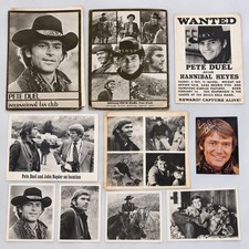 Vintage Pete Duel Official Fan Club Lot Alias Smith & Jones Photos Ephemera picture
