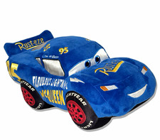 Disney Store Fabulous Lightning McQueen Plush Blue Doc Hudson Tribute Cars 3 NWT picture