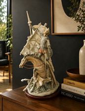 21” Large Lladro #1497 Don Quixote & the Windmill Sculpture limited Mint picture