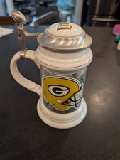 Vintage Green Bay Packers Super Bowl XXXI Miller Lite Mug Stein With COA • #4067 picture