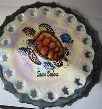 Lusterware  Santa Barbara California Souvenir Plate picture