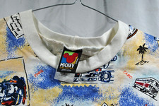 Vintage Mickey Unlimited TAG Jerry Leigh All-Over Graphic Men's Shirt, USA MADE picture