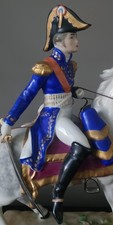 Antique Porcelain Equestrian Figurine –Marschall 1812 – Napoleonic Era picture