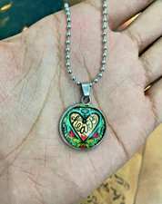 XXX 100 TIMES SEXUAL POWER RUHANI ATTRACT YOUR DREAM BOY EMERALD STONE PENDANT+ picture