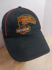 Vintage '04 Harley Davidson Youth Adjustable Hat Strapback Cap 100% Cotton  picture