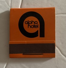 Alpha Hotel Atria Lucifers Amsterdam Vintage Matchbook Collectible Complete picture