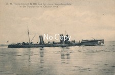 Postcard Navy Field Post Stamp Imperial Navy S.M.S. Germany 1914 x271 picture