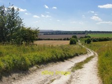 Photo 6x4 The Ridgeway west of Uffington Castle On this warm Saturday aft c2016 picture