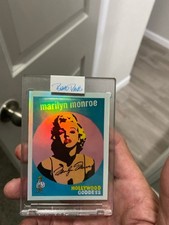 Brad Davis Marilyn Monroe Hollywood Goddess Holo Art Card 2/25 Signed 2021 picture
