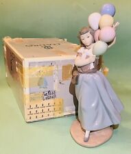 Vintage LLADRO Balloon Seller Girl Figurine #5141~ Ballons with Box picture