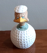 Vintage Enesco Eggbert and Friends Golf Duck Figurine Night Light BIRDIE picture